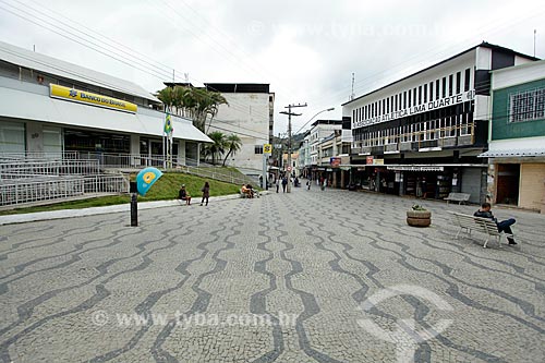  Rua de pedestre no centro da cidade de Lima Duarte  - Lima Duarte - Minas Gerais (MG) - Brasil