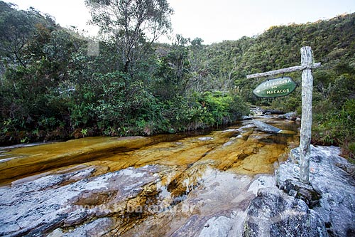  Vista da Cachoeira dos Macacos no Parque Estadual do Ibitipoca  - Lima Duarte - Minas Gerais (MG) - Brasil