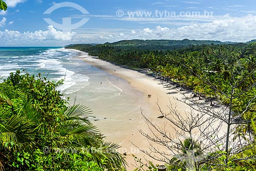  Vista da orla da Praia de Itacarezinho  - Itacaré - Bahia (BA) - Brasil