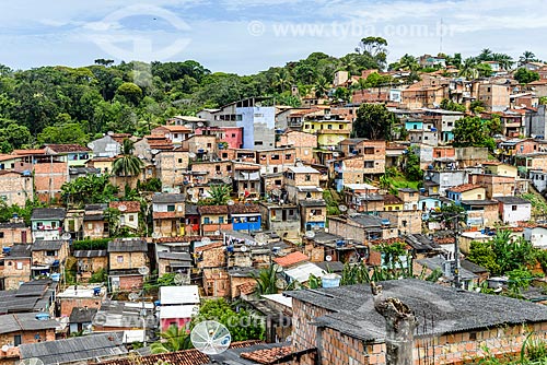  Vista da favela Bairro Novo  - Itacaré - Bahia (BA) - Brasil