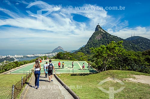  Vista do Cristo Redentor a partir do Mirante Dona Marta  - Rio de Janeiro - Rio de Janeiro (RJ) - Brasil