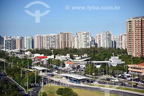  Estação do BRT Transoeste - Barra Shopping - na Avenida das Américas  - Rio de Janeiro - Rio de Janeiro (RJ) - Brasil