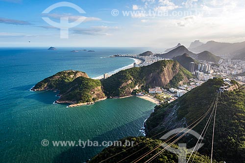  Vista do Pão de Açúcar durante a travessia entre o Morro da Urca  - Rio de Janeiro - Rio de Janeiro (RJ) - Brasil