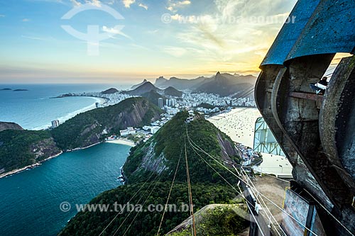  Vista do Pão de Açúcar durante a travessia entre o Morro da Urca  - Rio de Janeiro - Rio de Janeiro (RJ) - Brasil