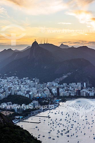  Vista do Cristo Redentor a partir do Pão de Açúcar  - Rio de Janeiro - Rio de Janeiro (RJ) - Brasil