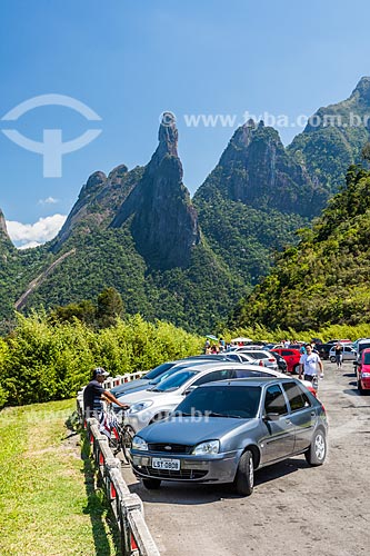  Vista dos picos Dedo de Deusa e Cabeça de Peixe partir do Mirante do Soberbo no Parque Nacional da Serra dos Órgãos  - Teresópolis - Rio de Janeiro (RJ) - Brasil