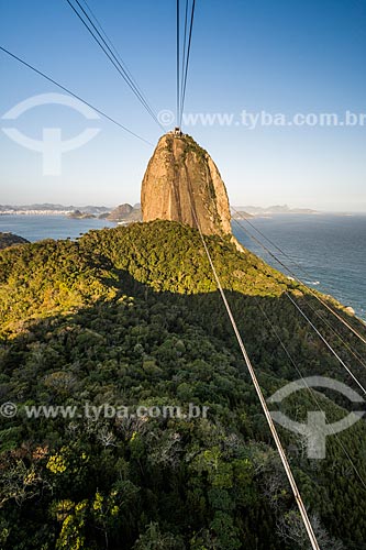  Vista do Pão de Açúcar durante a travessia entre o Morro da Urca  - Rio de Janeiro - Rio de Janeiro (RJ) - Brasil