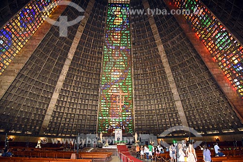  Interior da Catedral de São Sebastião do Rio de Janeiro (1979)  - Rio de Janeiro - Rio de Janeiro (RJ) - Brasil