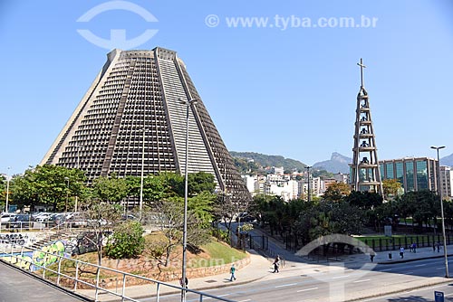  Vista da Catedral de São Sebastião do Rio de Janeiro (1979)  - Rio de Janeiro - Rio de Janeiro (RJ) - Brasil