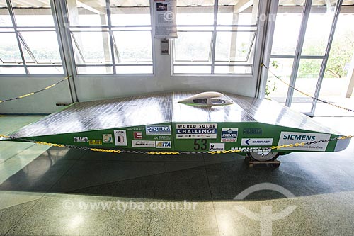  Carro solar - SUN BA Brazil - projetado e fabricado pelo Instituto Tecnológico de Aeronáutica (1974-1986) em exibição no Memorial Aeroespacial Brasileiro (MAB)  - São José dos Campos - São Paulo (SP) - Brasil