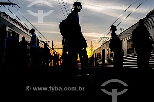  Passageiros na Estação Ferroviária Central do Brasil  - Rio de Janeiro - Rio de Janeiro (RJ) - Brasil