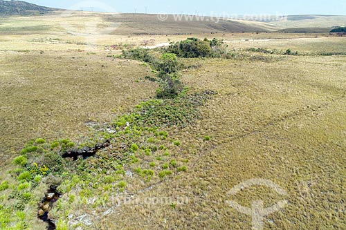  Vista de drone da Nascente do Rio São Francisco  - São Roque de Minas - Minas Gerais (MG) - Brasil