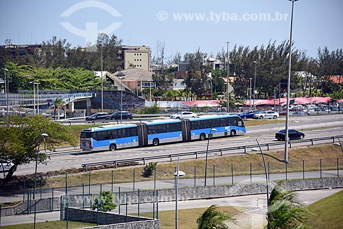  Ônibus do BRT (Bus Rapid Transit) Transcarioca  - Rio de Janeiro - Rio de Janeiro (RJ) - Brasil