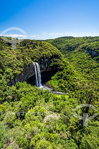  Vista da Cascata do Caracol no Parque Estadual do Caracol  - Canela - Rio Grande do Sul (RS) - Brasil