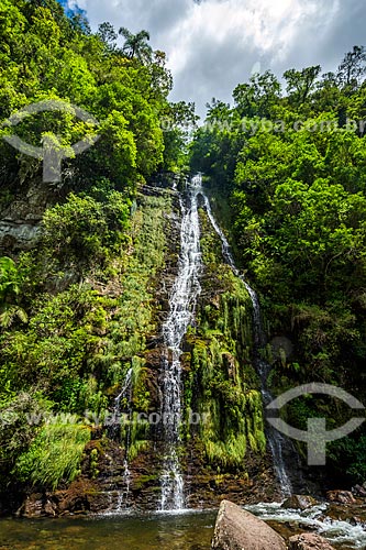  Vista da Cachoeira do Leite Moça no Parque Nacional dos Aparados da Serra  - Cambará do Sul - Rio Grande do Sul (RS) - Brasil