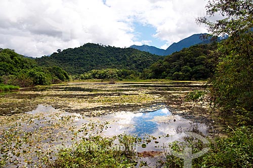  Vista de lago na Reserva Ecológica de Guapiaçu  - Cachoeiras de Macacu - Rio de Janeiro (RJ) - Brasil