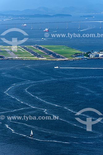  Vista da Aeroporto Santos Dumont a partir do Pão de Açúcar  - Rio de Janeiro - Rio de Janeiro (RJ) - Brasil