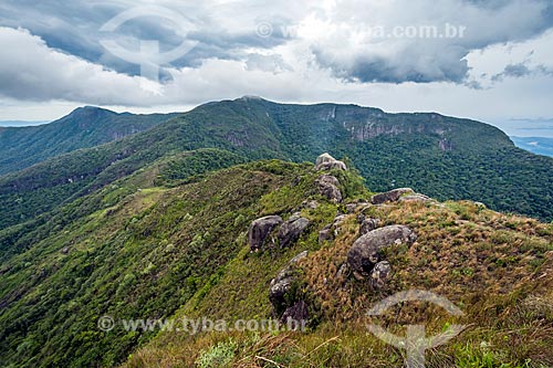  Vista durante a Travessia Cobiçado x Ventania no Parque Nacional da Serra dos Órgãos  - Petrópolis - Rio de Janeiro (RJ) - Brasil