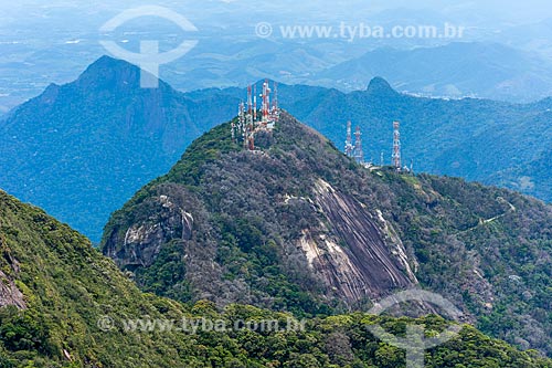  Vista do Torres do Morin durante a Travessia Cobiçado x Ventania no Parque Nacional da Serra dos Órgãos  - Petrópolis - Rio de Janeiro (RJ) - Brasil