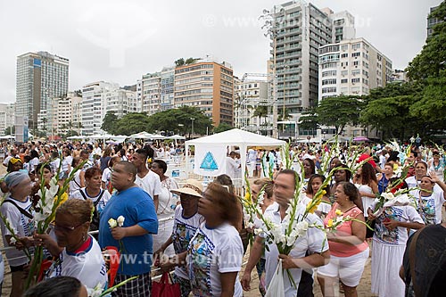  Festa de Yemanjá na Praia de Copacabana - Posto 4  - Rio de Janeiro - Rio de Janeiro (RJ) - Brasil