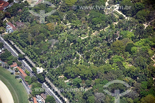  Foto aérea do Jardim Botânico do Rio de Janeiro  - Rio de Janeiro - Rio de Janeiro (RJ) - Brasil
