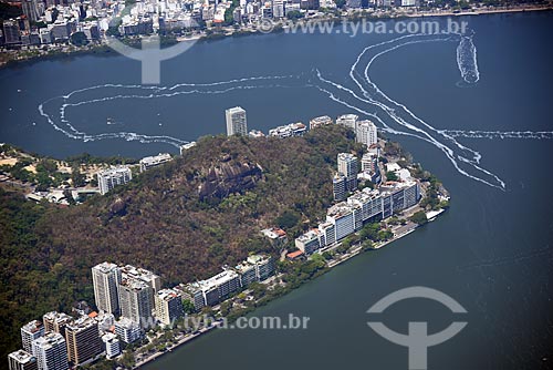  Foto aérea da Lagoa Rodrigo de Freitas  - Rio de Janeiro - Rio de Janeiro (RJ) - Brasil