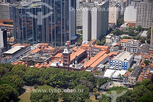  Foto aérea da sede do Comando Central do Corpo de Bombeiros do Rio de Janeiro  - Rio de Janeiro - Rio de Janeiro (RJ) - Brasil