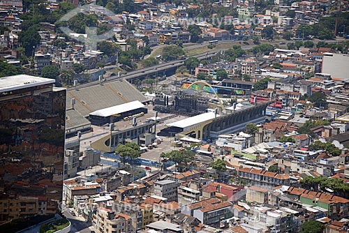  Foto aérea do Sambódromo da Marquês de Sapucaí (1984) - montagem do palco para o show Ultra Brasil 2017  - Rio de Janeiro - Rio de Janeiro (RJ) - Brasil