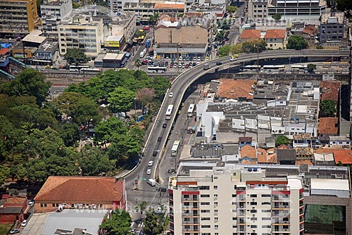  Foto aérea do Viaduto Castro Alves (1968) sobre o Ramal Deodoro da Supervia  - Rio de Janeiro - Rio de Janeiro (RJ) - Brasil