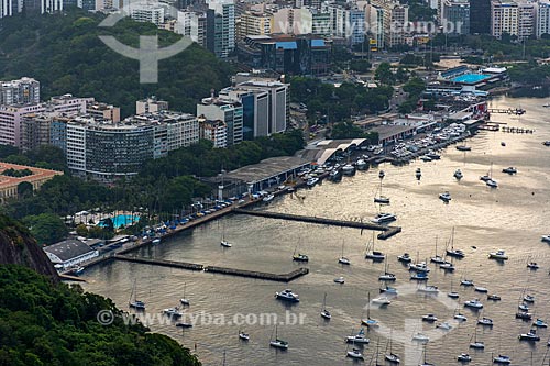  Vista da Iate Clube do Rio de Janeiro a partir do Morro da Urca  - Rio de Janeiro - Rio de Janeiro (RJ) - Brasil