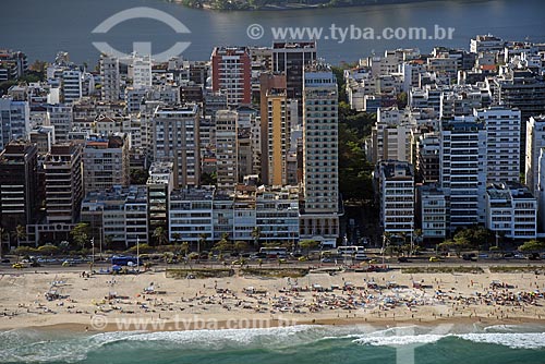  Foto aérea da Praia de Ipanema  - Rio de Janeiro - Rio de Janeiro (RJ) - Brasil