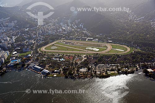  Foto aérea do Hipódromo da Gávea  - Rio de Janeiro - Rio de Janeiro (RJ) - Brasil