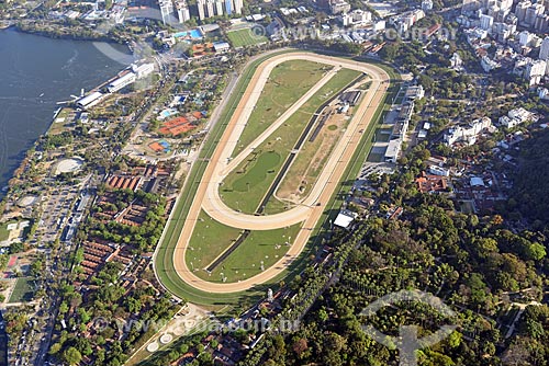  Foto aérea do Hipódromo da Gávea  - Rio de Janeiro - Rio de Janeiro (RJ) - Brasil