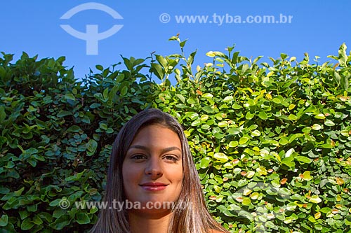  Detalhe de jovem mulher  - Guarani - Minas Gerais (MG) - Brasil