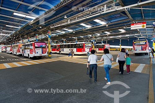  Interior do Terminal Central de Ônibus de Mauá  - interligado à Estação Mauá da CPTM  - Mauá - São Paulo (SP) - Brasil