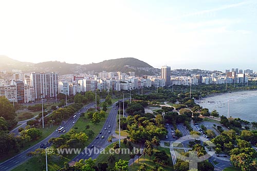  Foto feita com drone da Avenida Infante Dom Henrique no Aterro do Flamengo  - Rio de Janeiro - Rio de Janeiro (RJ) - Brasil