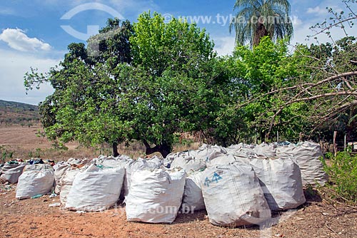  Sacas com plásticos para reciclagem  - Crato - Ceará (CE) - Brasil