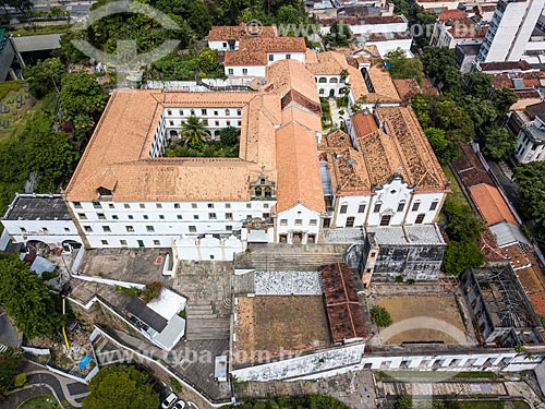  Foto feita com drone da Igreja e Convento de Santo Antônio do Rio de Janeiro (1615)  - Rio de Janeiro - Rio de Janeiro (RJ) - Brasil