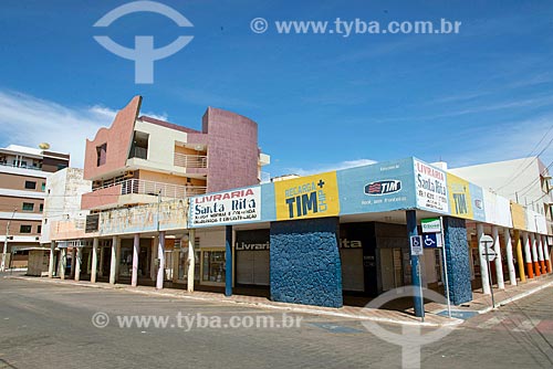  Comércios fechados em rua comercial  - Sousa - Paraíba (PB) - Brasil