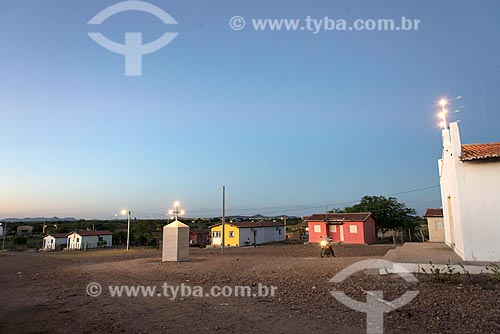  Praça na Comunidade Caatinga Grande na aldeia da Tribo Truká  - Cabrobó - Pernambuco (PE) - Brasil