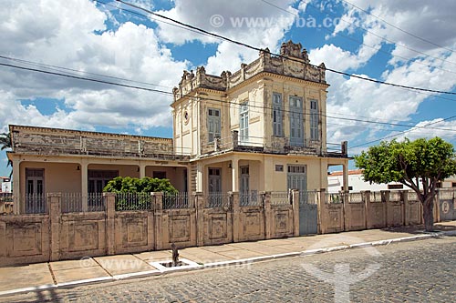  Palacete da familia Pereira (1923) - pertenceu ao coronel José Pereira Lima  - Princesa Isabel - Paraíba (PB) - Brasil