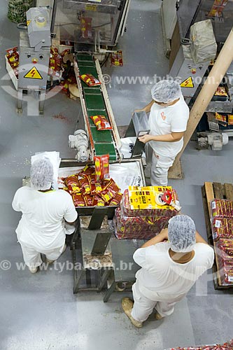  Detalhe de área de embalagem em fábrica de indústria alimentícia  - Rio de Janeiro - Rio de Janeiro (RJ) - Brasil