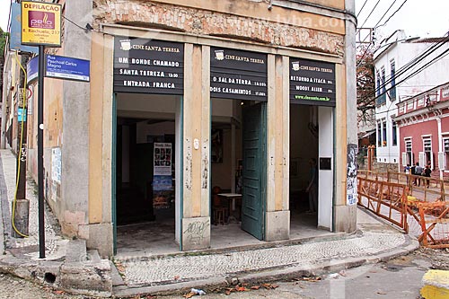  Fachada do Cine Santa Teresa  - Rio de Janeiro - Rio de Janeiro (RJ) - Brasil