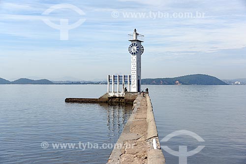  Farol-Relógio da Mesbla - réplica do relógio do edifício Mesbla - na Praia das Gaivotas  - Rio de Janeiro - Rio de Janeiro (RJ) - Brasil