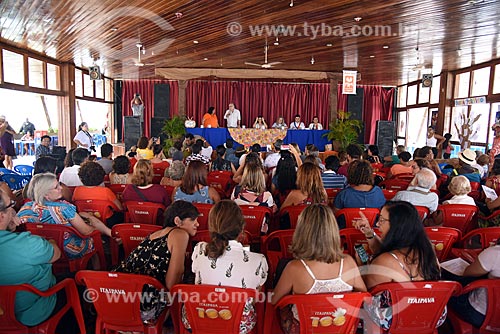  Palestra durante a Festa Literária de Paquetá (FLIPA)  - Rio de Janeiro - Rio de Janeiro (RJ) - Brasil
