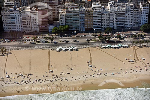  Foto aérea da Praia de Copacabana  - Rio de Janeiro - Rio de Janeiro (RJ) - Brasil