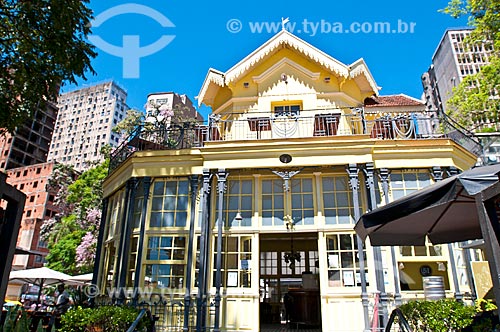  Fachada do Chalé da Praça XV de Novembro - atualmente restaurante  - Porto Alegre - Rio Grande do Sul (RS) - Brasil