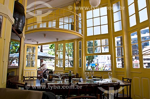  Interior do Chalé da Praça XV de Novembro - atualmente restaurante  - Porto Alegre - Rio Grande do Sul (RS) - Brasil