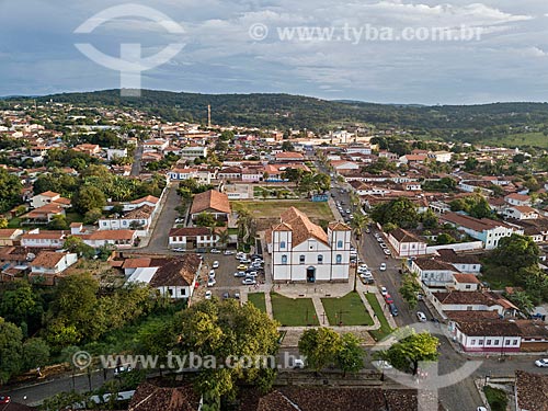  Foto feita com drone da Igreja Matriz de Nossa Senhora do Rosário (1761)  - Pirenópolis - Goiás (GO) - Brasil