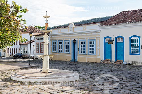  Detalhe de chafariz na Praça Castelo Branco  - Goiás - Goiás (GO) - Brasil